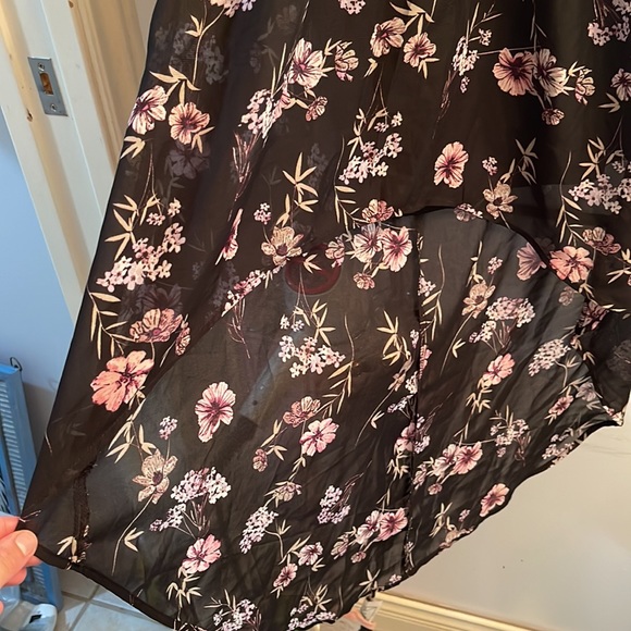 Strapless floral dress - Picture 4 of 6